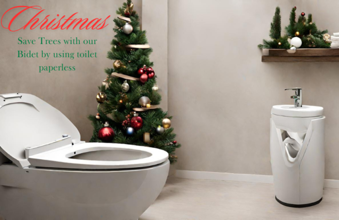 Christmas - Save Trees with our Bidet by using toilet paperless: This holiday season brings joy, festivities and a spirit of giving.